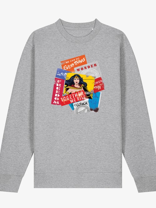 Sweat Femme - WONDER WOMAN TOGETHER WE RISE - Kiabi