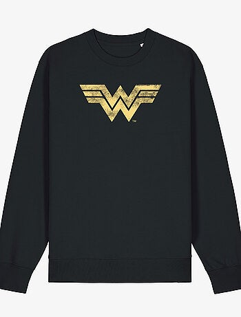 Sweat Femme - WONDER WOMAN VINTAGE LOGO