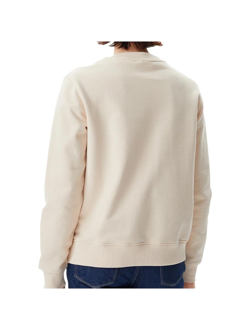 Sweat Femme Calvin Klein Ecru - Kiabi