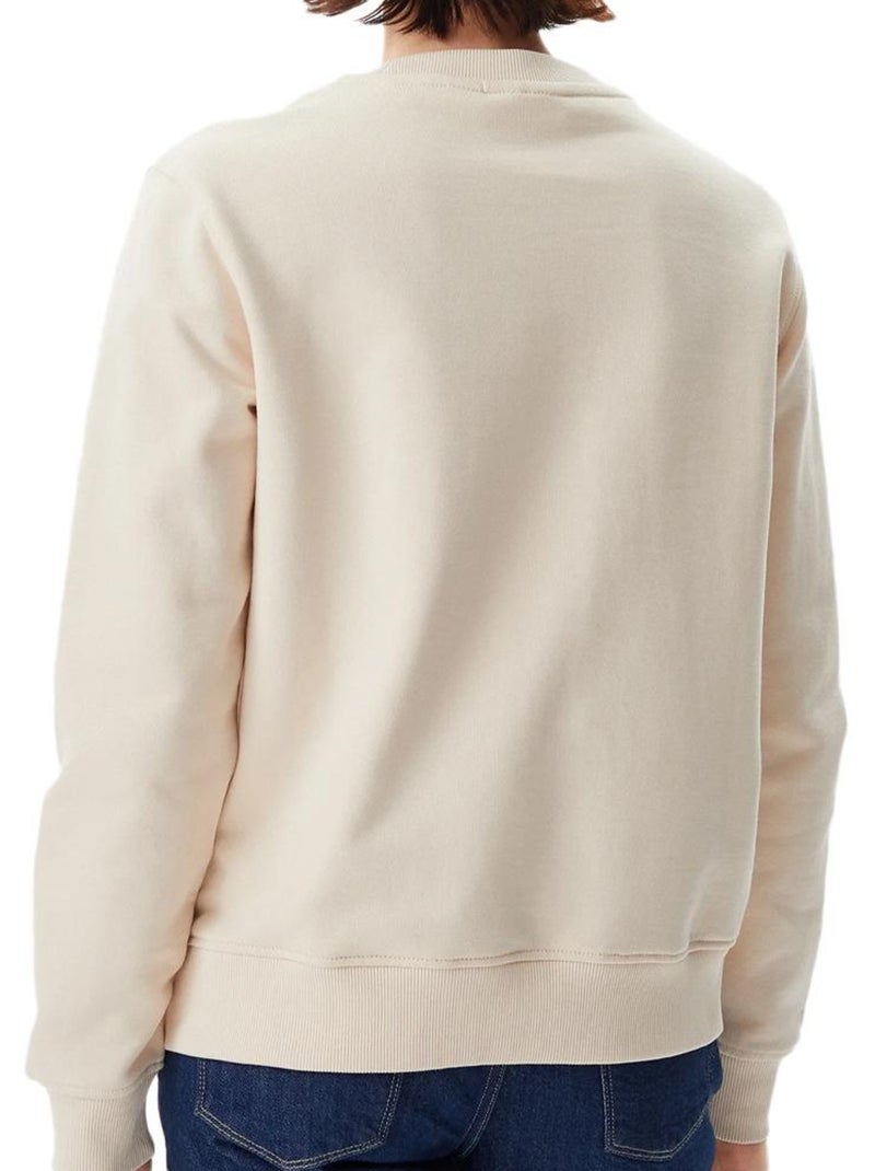 Sweat Femme Calvin Klein Ecru - Kiabi