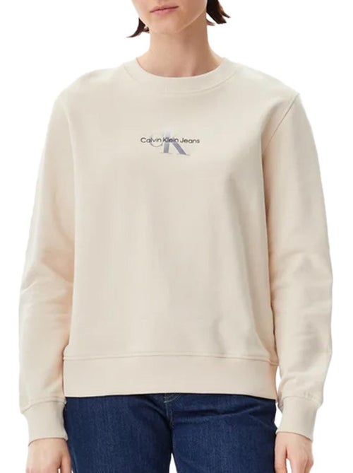 Sweat Femme Calvin Klein Gradient Monologo - Kiabi Sweat Femme Calvin Klein Gradient Monologo - Kiabi