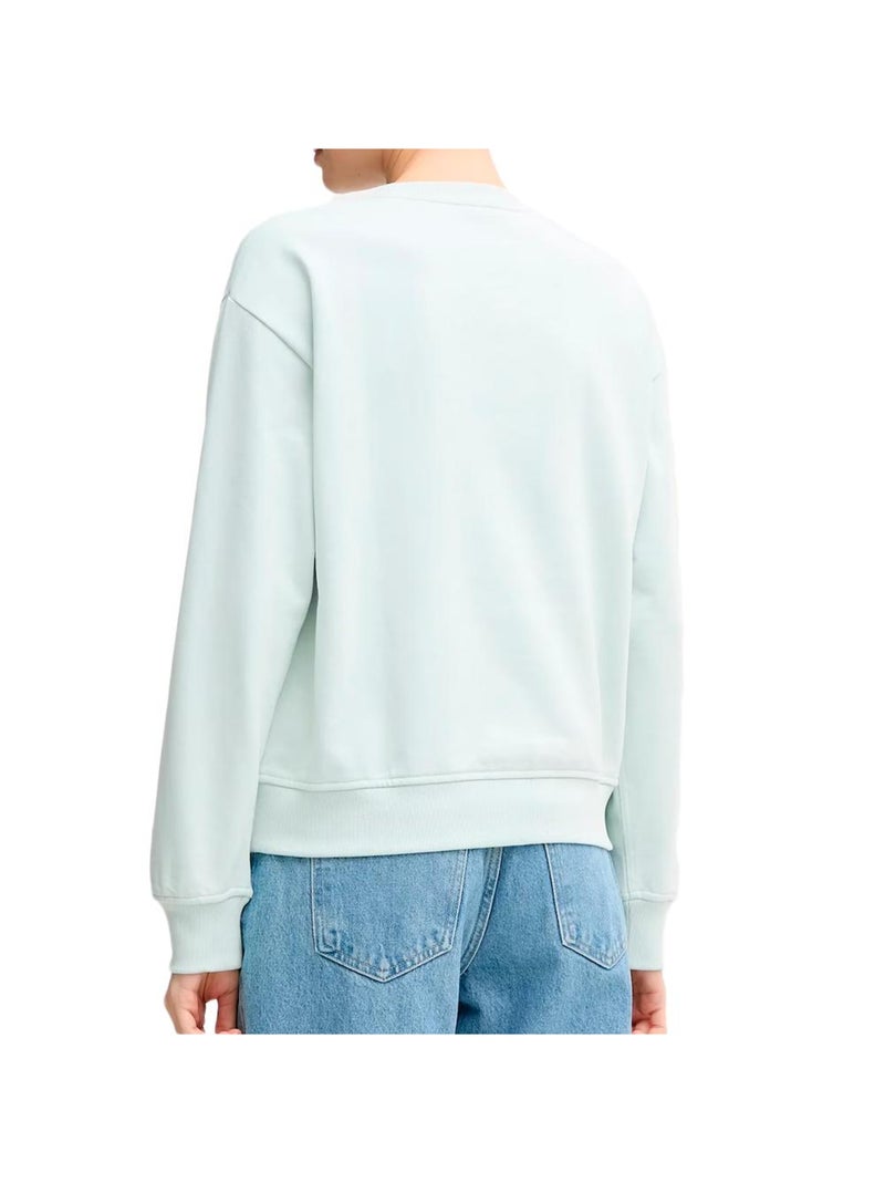 Sweat  Femme Calvin Klein Jeans Archive Logo Fren Bleu - Kiabi