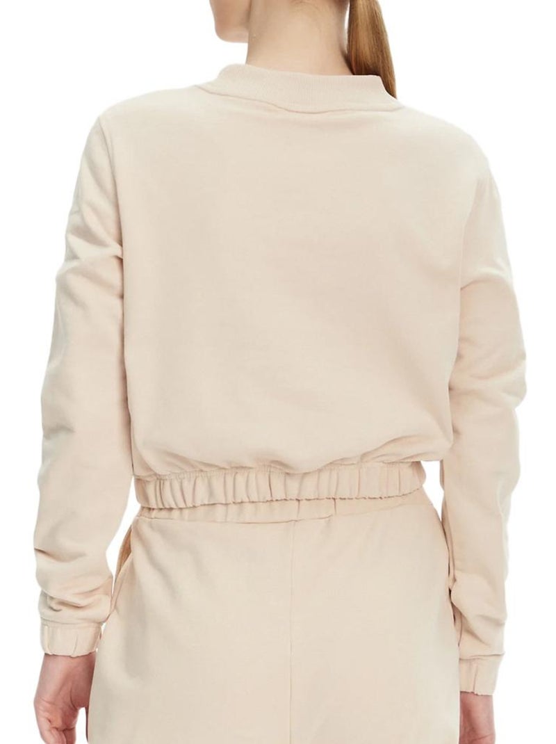 Sweat Femme Calvin Klein Jeans Beige - Kiabi