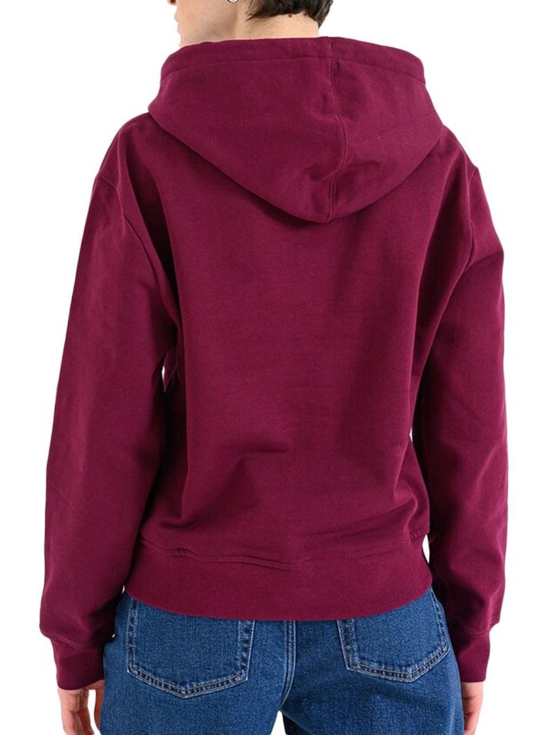 Sweat Femme Calvin Klein Jeans Bordeaux - Kiabi