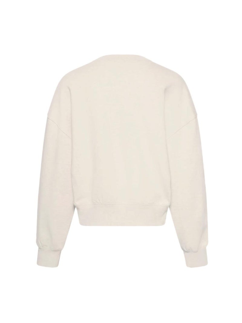 Sweat  Femme Calvin Klein Jeans French Ecru - Kiabi