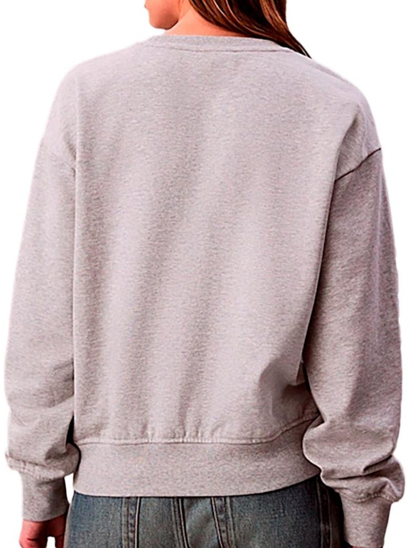 Sweat femme calvin klein jeans Gris Argenté - Kiabi