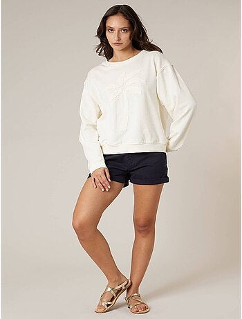 Sweat femme en 100% coton 'Deeluxe'