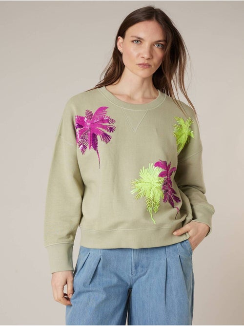 Sweat femme en 100% coton 'Deeluxe' - Kiabi Sweat femme en 100% coton 'Deeluxe' - Kiabi