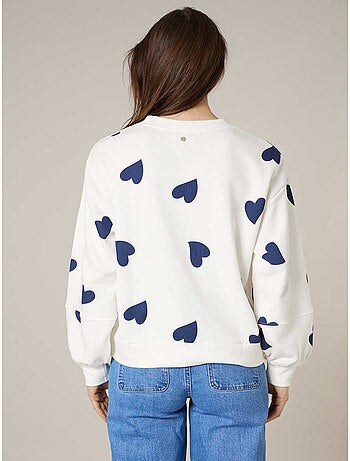 Sweat femme en coton doux 'Deeluxe'