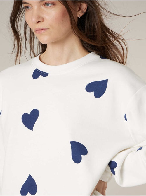 Sweat femme en coton doux 'Deeluxe' - Kiabi