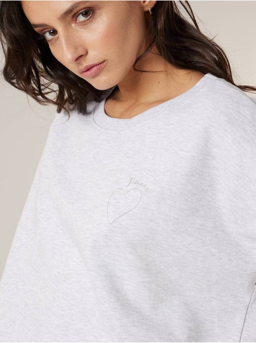 Sweat femme en coton doux

 'Deeluxe' - Kiabi