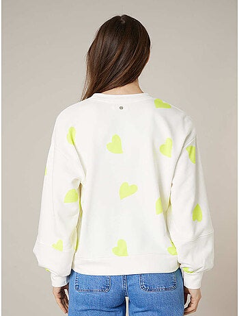 Sweat femme en coton doux 'Deeluxe'