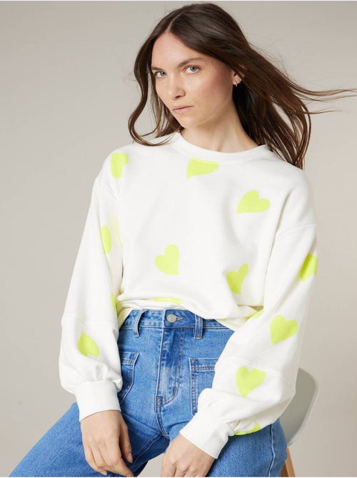 Sweat femme en coton doux 'Deeluxe' - Kiabi
