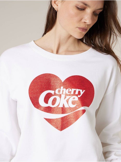 Sweat femme en coton doux deeluxe x COCA-Cola

 'Deeluxe' - Kiabi