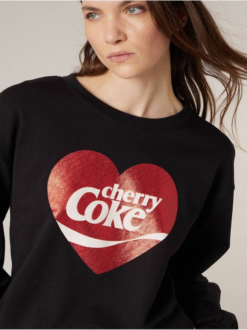 Sweat femme en coton doux deeluxe x COCA-Cola

 'Deeluxe' - Kiabi