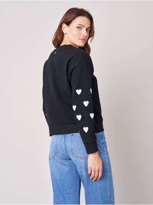 Sweat femme en coton mélangé 'deeluxe' - Kiabi Sweat femme en coton mélangé 'deeluxe' - Kiabi