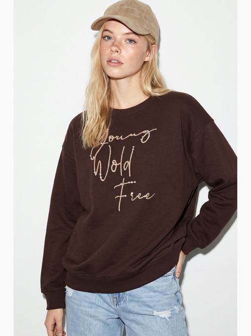 Sweat femme lucci - Kiabi Sweat femme lucci - Kiabi
