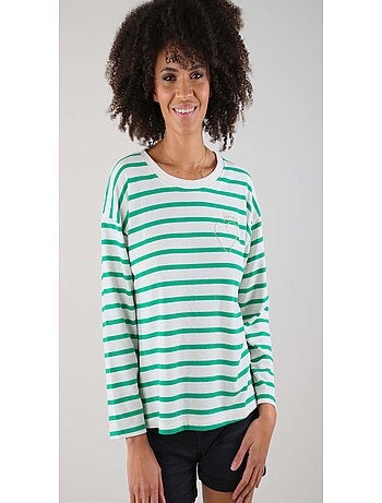 Sweat femme manches 3/4 'Deeluxe'
