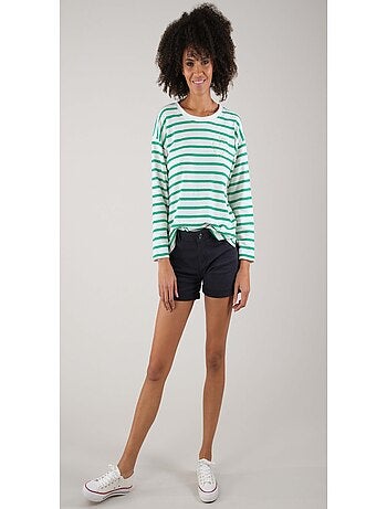 Sweat femme manches 3/4 'Deeluxe'