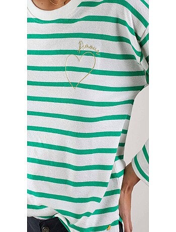 Sweat femme manches 3/4 'Deeluxe'