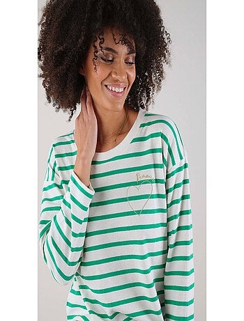 Sweat femme manches 3/4 'Deeluxe'