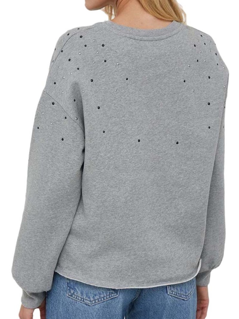 Sweat Femme Pepe jeans Gris Argenté - Kiabi