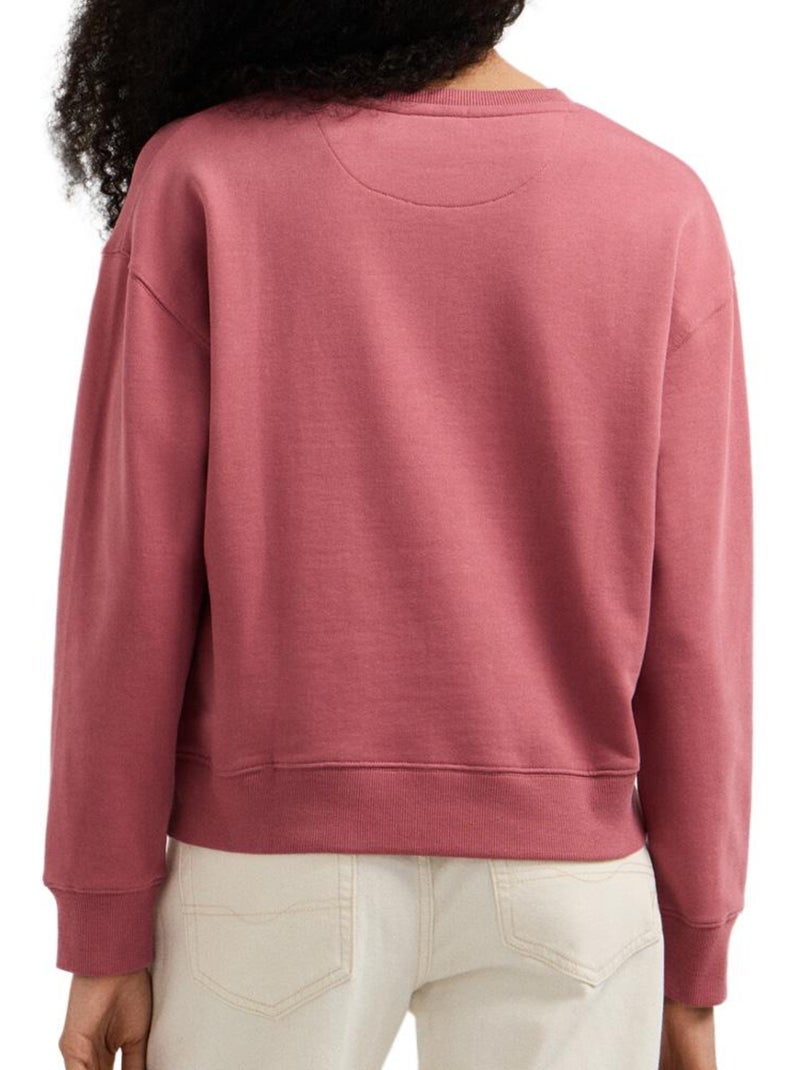Sweat femme pepe jeans Rose - Kiabi