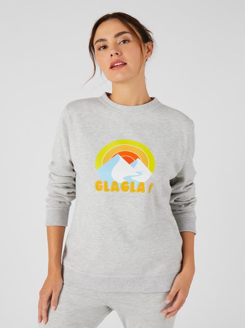 Sweat femme Thermolactyl - ronron x Damart - Damart - Kiabi