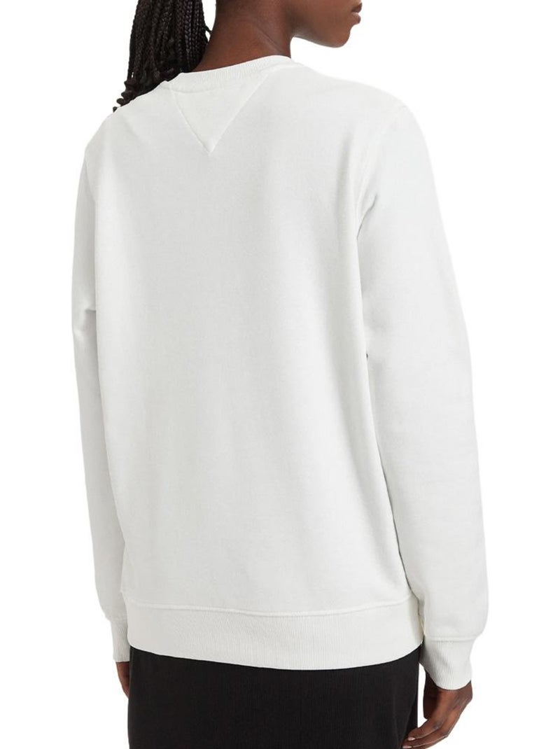 Sweat Femme Tommy Hilfiger Beige - Kiabi