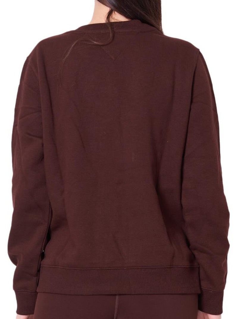 Sweat femme tommy hilfiger Marron cappuccino - Kiabi