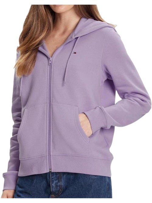 Sweat à Capuche Smith & Jones Femme - Couleur Violet/rose, Décontracté, Manches Longues