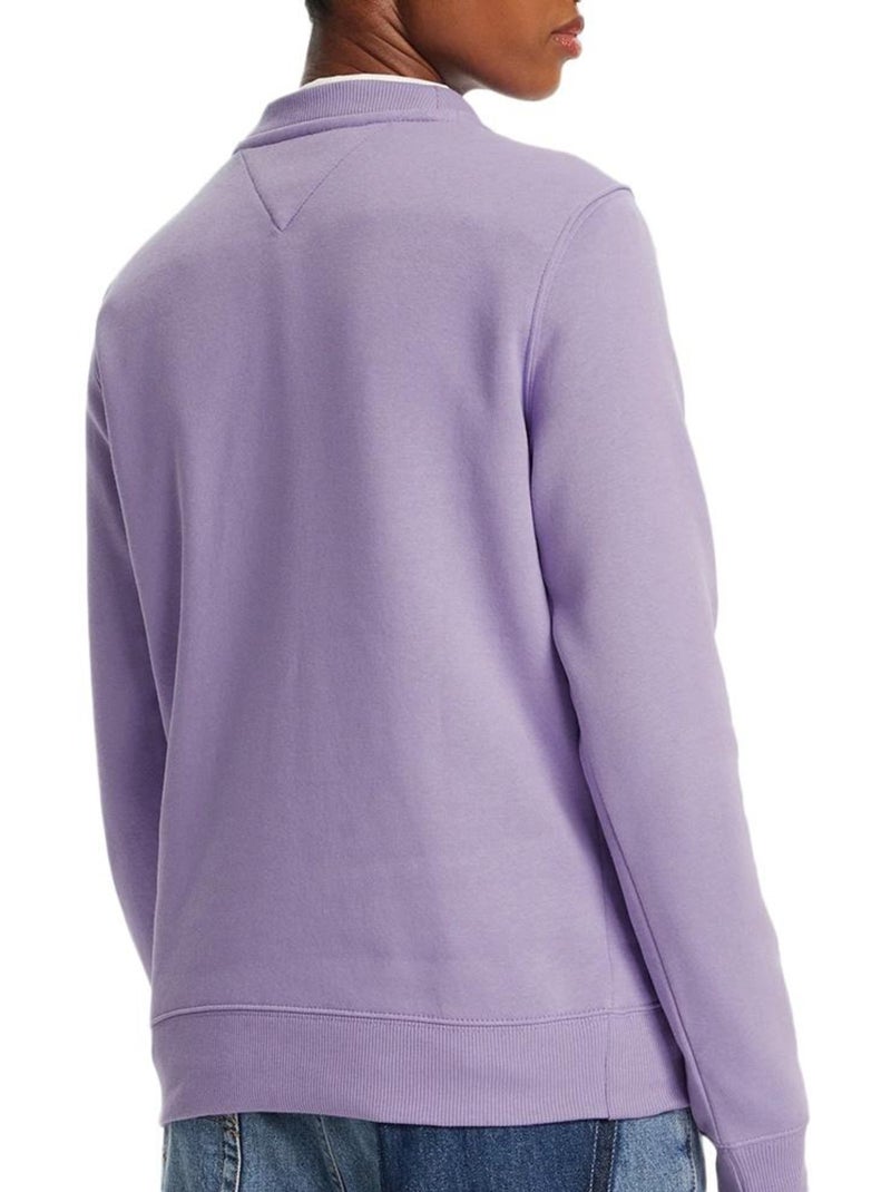 Sweat femme tommy hilfiger Violet - Kiabi