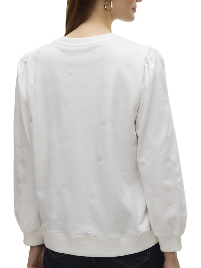 Sweat Femme Vero Moda Blanc - Kiabi