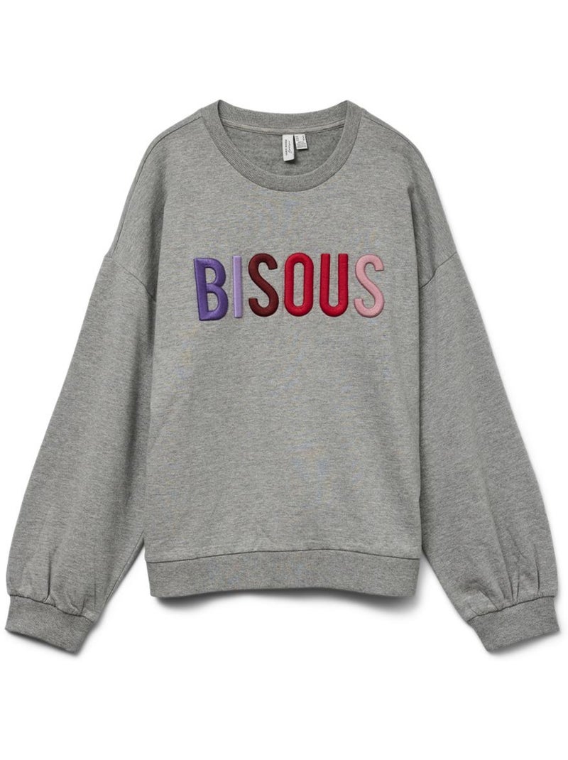 Sweat femme vero moda Gris Argenté - Kiabi