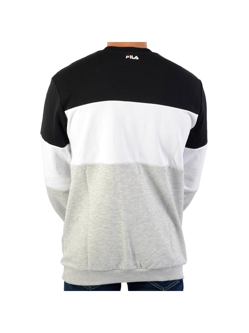 Sweat Fila Men Straight Blocked Crew Multicolore - Kiabi
