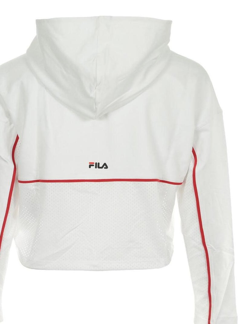 Sweat Fila Romy Hooded Top Wn's Blanc - Kiabi