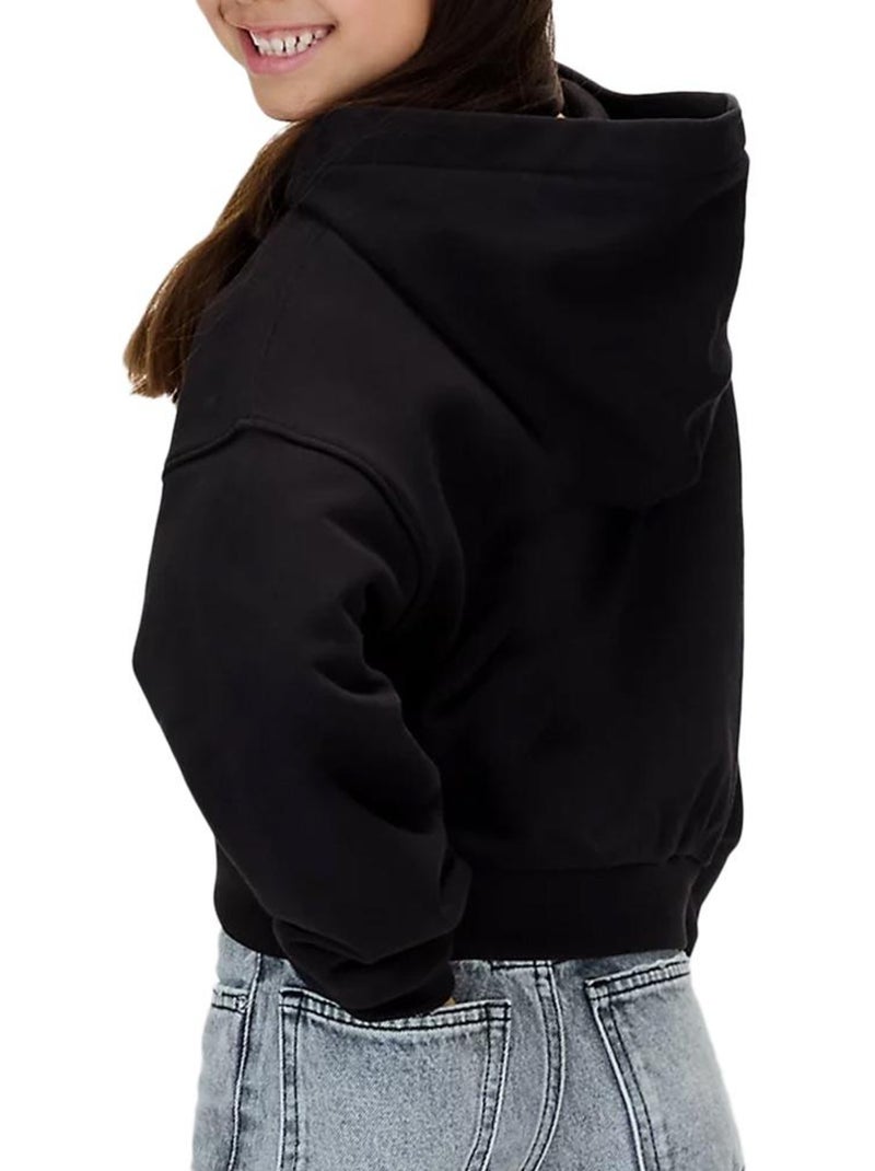 Sweat Fille Calvin Klein Jeans Noir - Kiabi