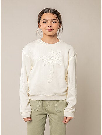 Sweat fille en 100% coton 'Deeluxe'