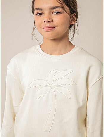 Sweat fille en 100% coton 'Deeluxe'