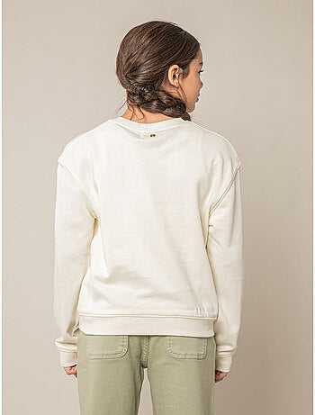 Sweat fille en 100% coton 'Deeluxe'