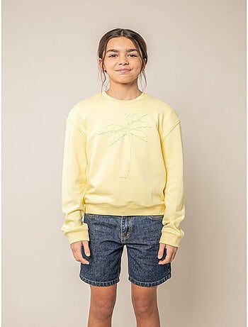 Sweat fille en 100% coton 'Deeluxe'