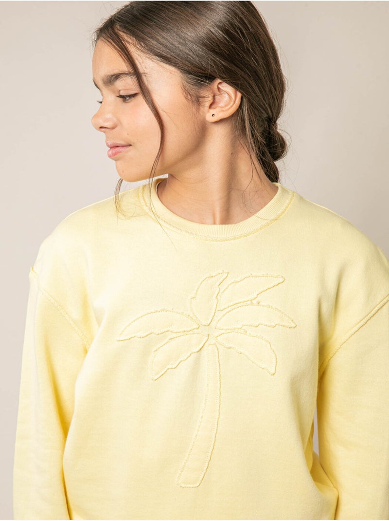Sweat fille en 100% coton

 'Deeluxe' Jaune clair - Kiabi