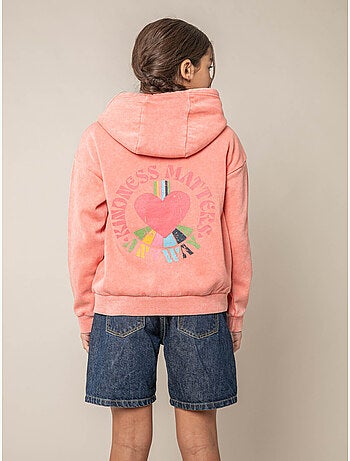 Sweat fille en coton 'Deeluxe'