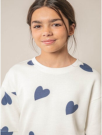 Sweat fille en coton doux 'Deeluxe'