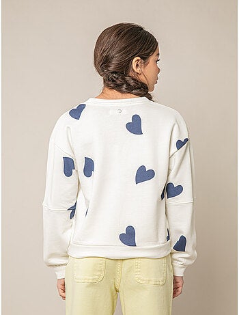 Sweat fille en coton doux 'Deeluxe'