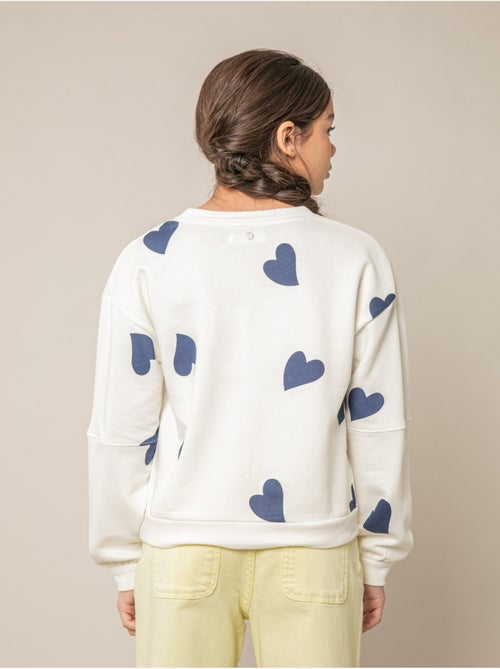 Sweat fille en coton doux 'Deeluxe' - Kiabi