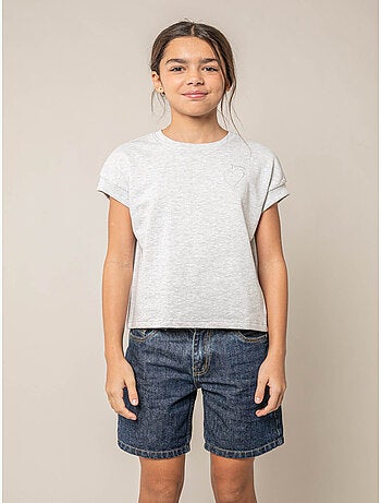 Sweat fille en coton doux
'Deeluxe'