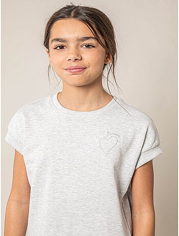 Sweat fille en coton doux
'Deeluxe'