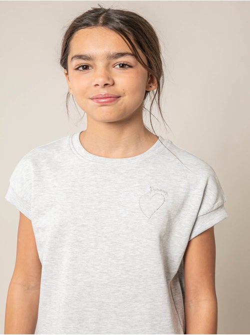 Sweat fille en coton doux

 'Deeluxe' - Kiabi