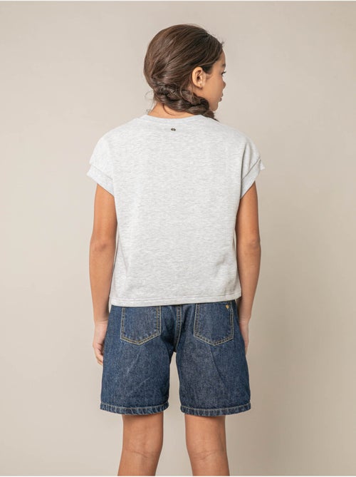 Sweat fille en coton doux

 'Deeluxe' - Kiabi